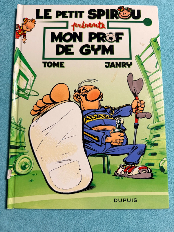 BD Le petit spirou mon prof de gym