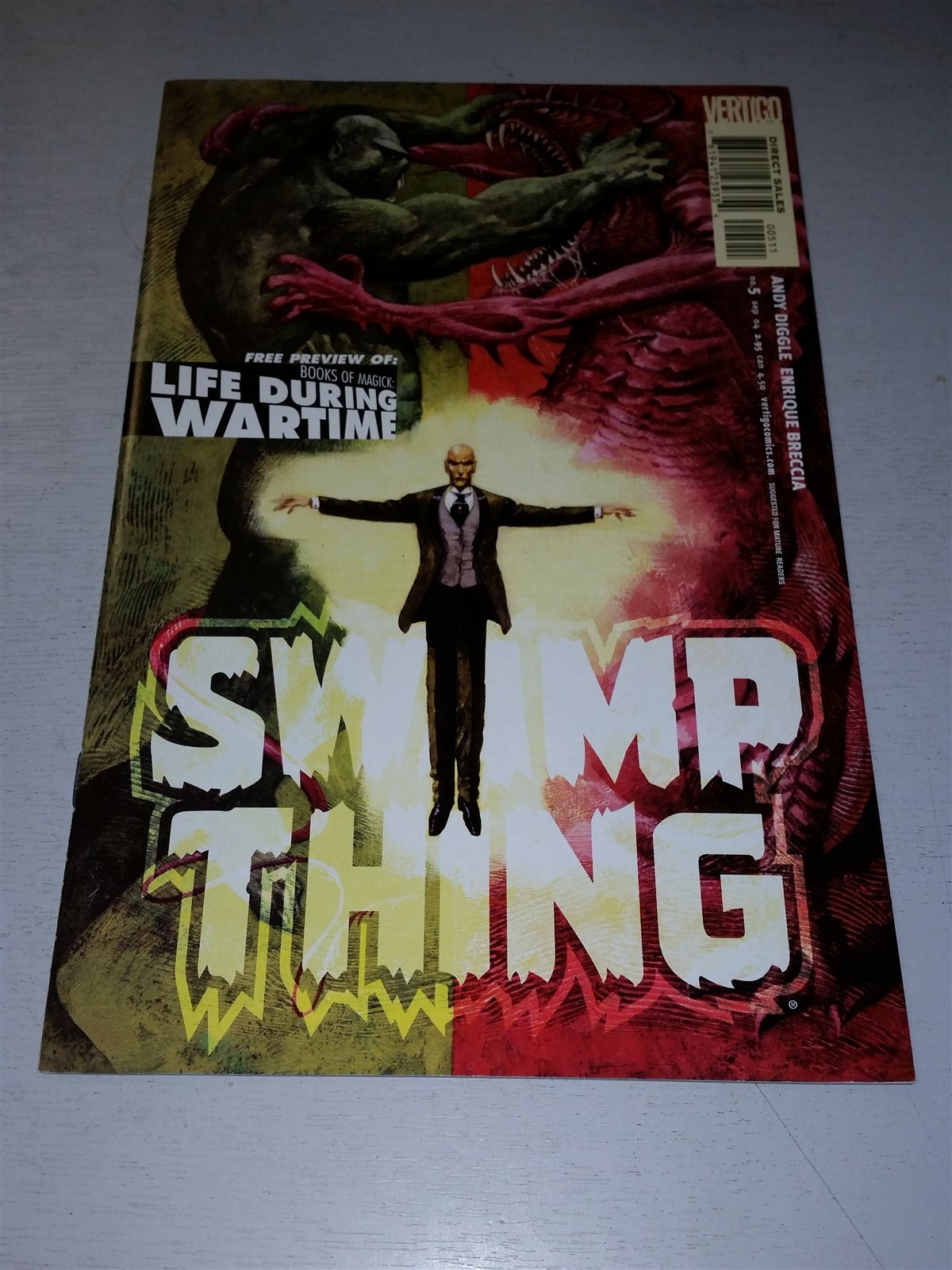 SWAMP THING #5 VF (8.0 OR BETTER) SEPTEMBER 2004 DC COMICS