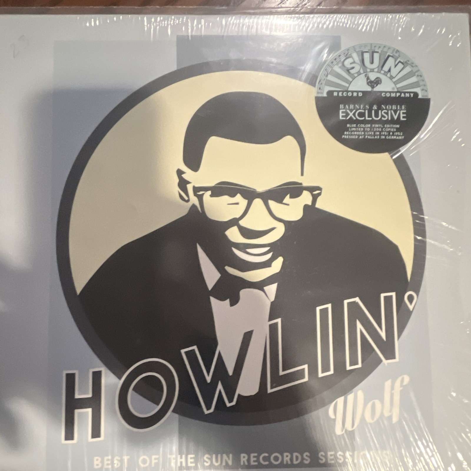 Howlin' Wolf Best of the Sun Records Sessions Sun Record Co 12" Blue Vinyl LP