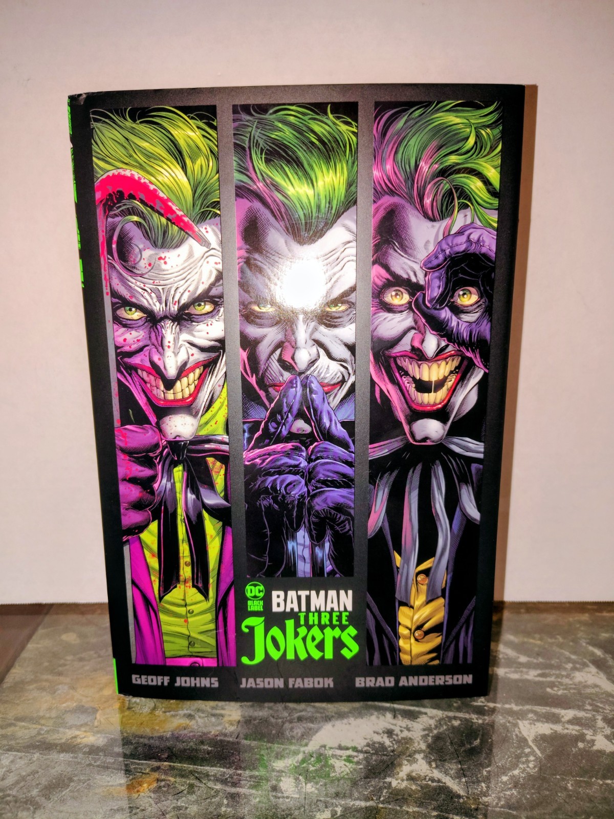 Batman Three Jokers Hardcover HC Geoff Johns Jason Fabok Black Label