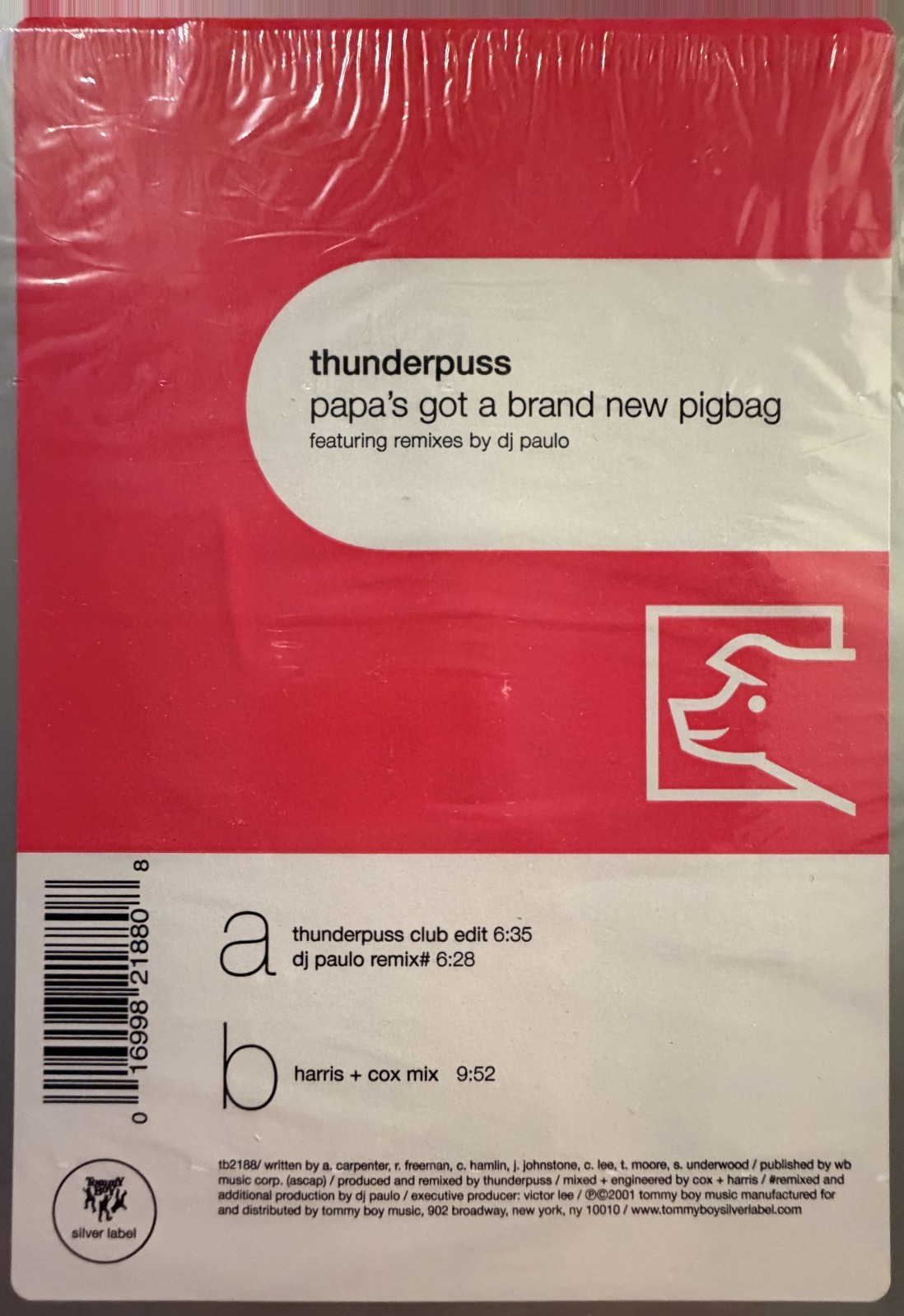 Thunderpuss - Papa's Got a Brand New Pigbag (Club Edit) 12" Tommy Boy 2001