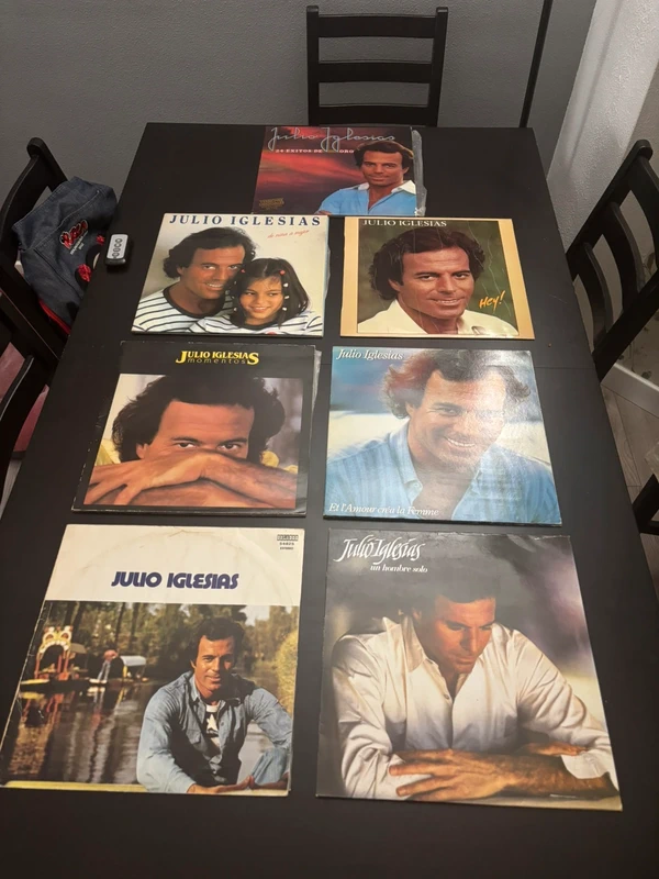 Lote 7 Vinilos Julio Iglesias (Disco de Vinilo)