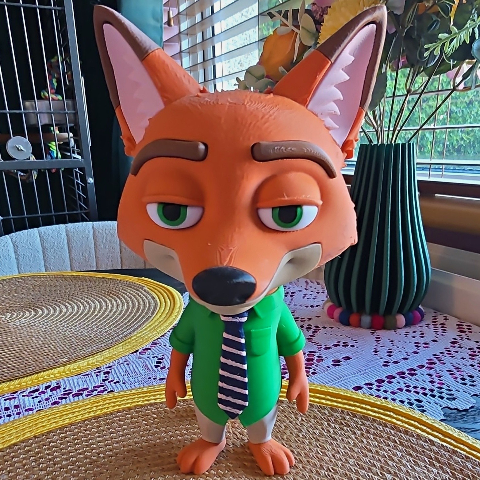 3d Printed Fox Character Nick Wilde 21cm