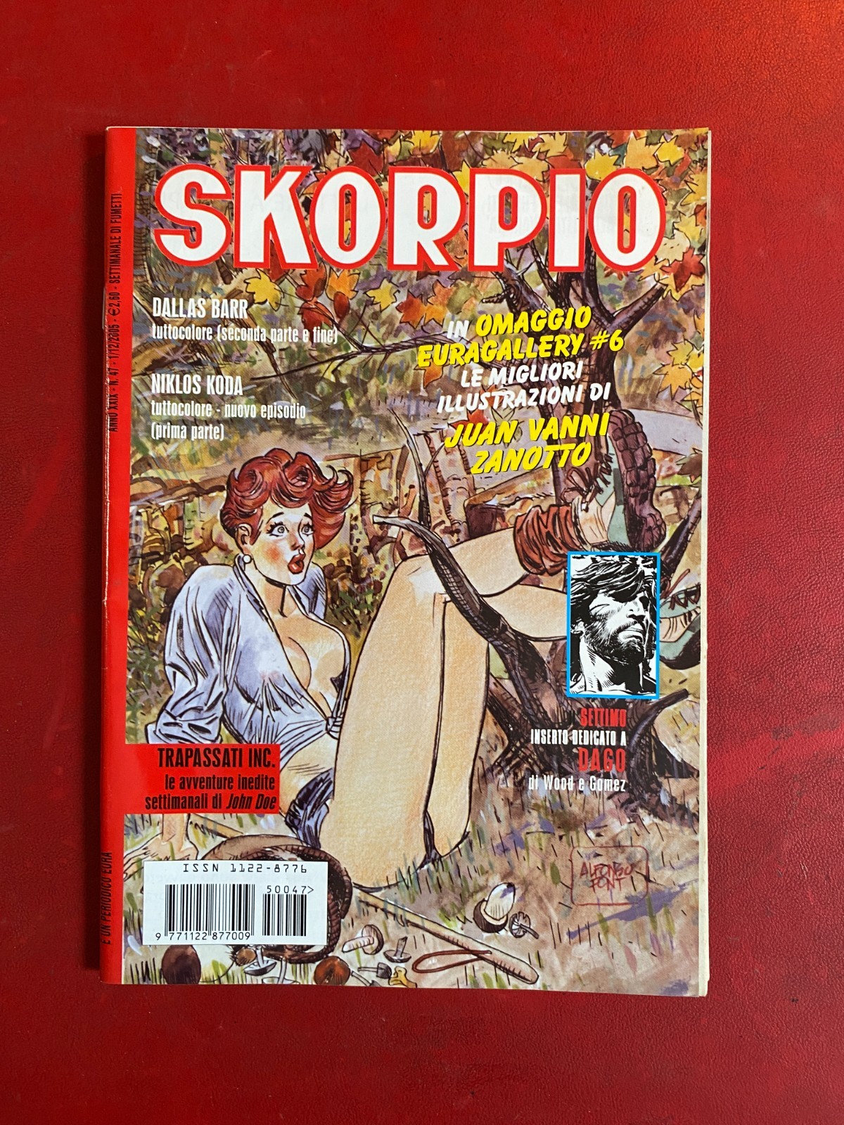SKORPIO n. 47 Ed. Eura (1-12-2005) Fumetto + inserto DAGO