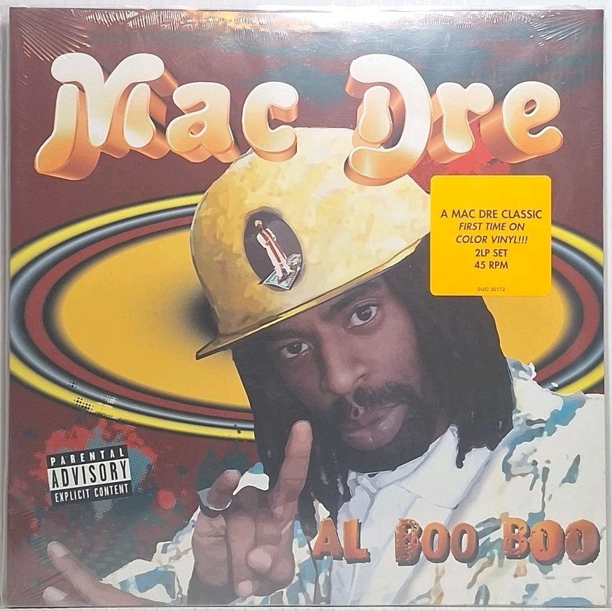 Mac Dre Al Boo Boo Vinly 180G 45rpm 2-LP SET GATEFOLD Mint Condition Rare OOP 