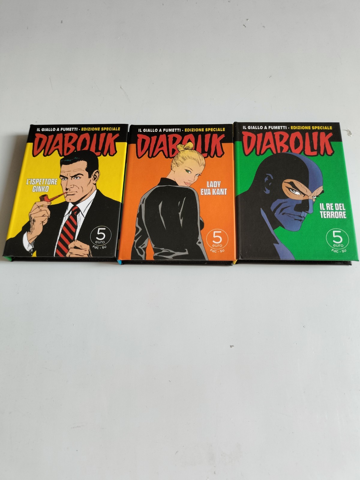 Diabolik Edizione Speciale Il Giallo a Fumetti 3 volumi con moneta/medaglia 2023