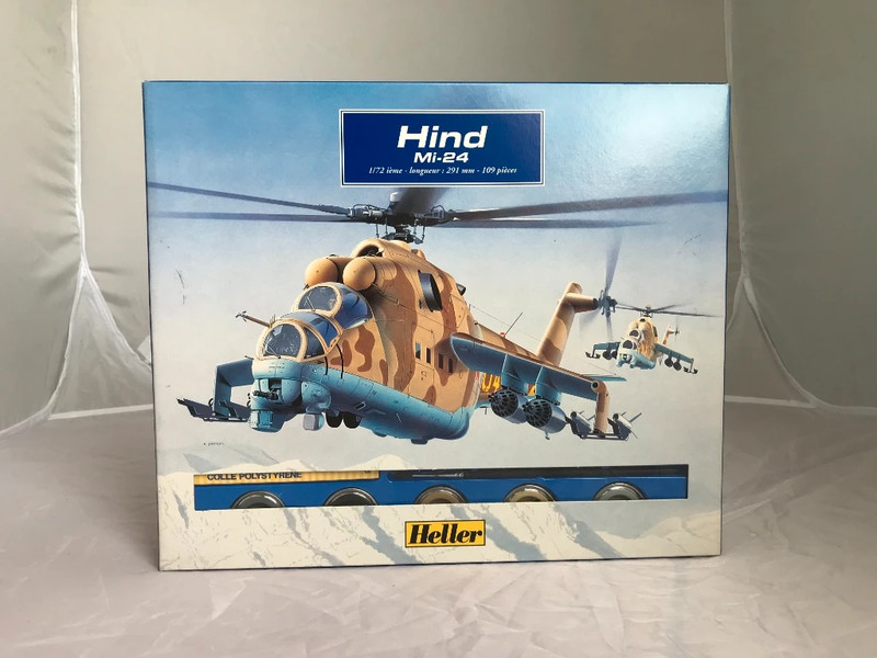 Maquette Hélicoptère militaire Hind Mi-24 - Heller 1/72 - Neuf/Complet