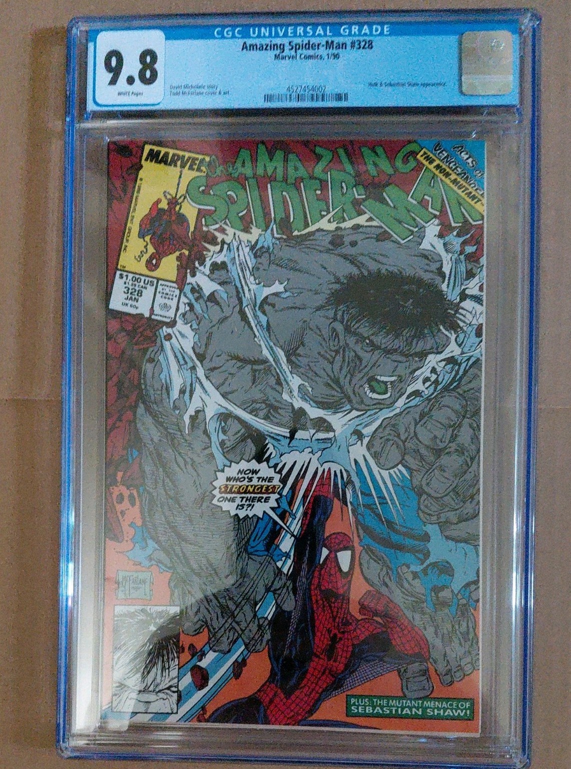 The Amazing Spider-Man #328 Cgc 9.8 Todd McFarlane