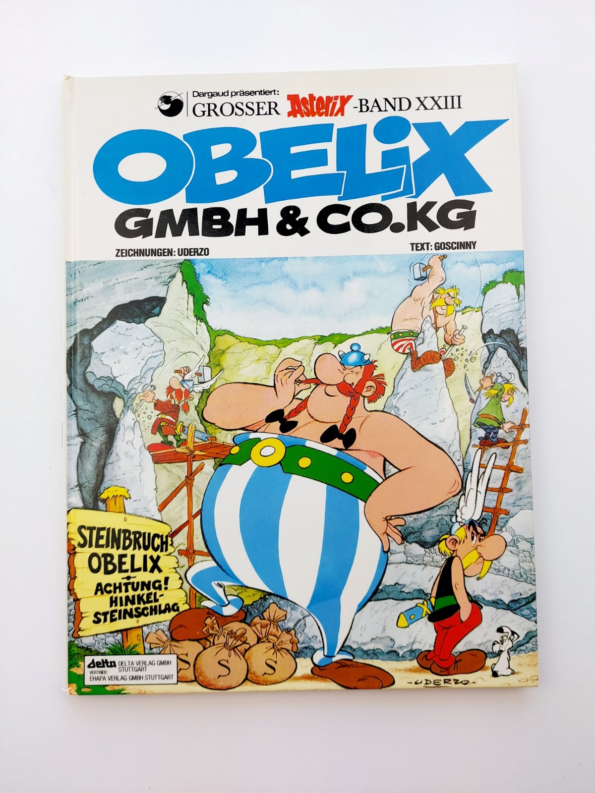 DELTA HARDCOVER COMIC / ASTERIX BAND 23 OBELIX GMBH & CO.KG / OTTIME CONDIZIONI / Z1-
