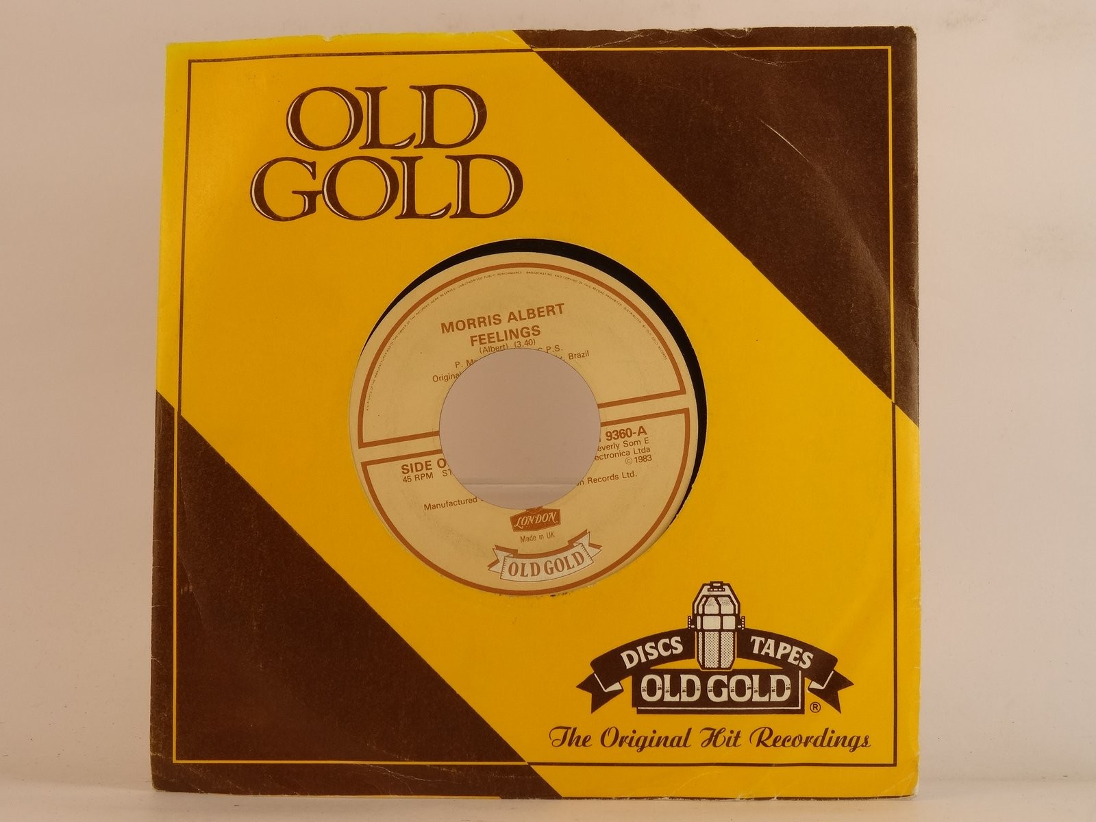 ALBERT,MORRIS FEELINGS (Old Gold sleeve) (1) (137) 7" OLD GOLD