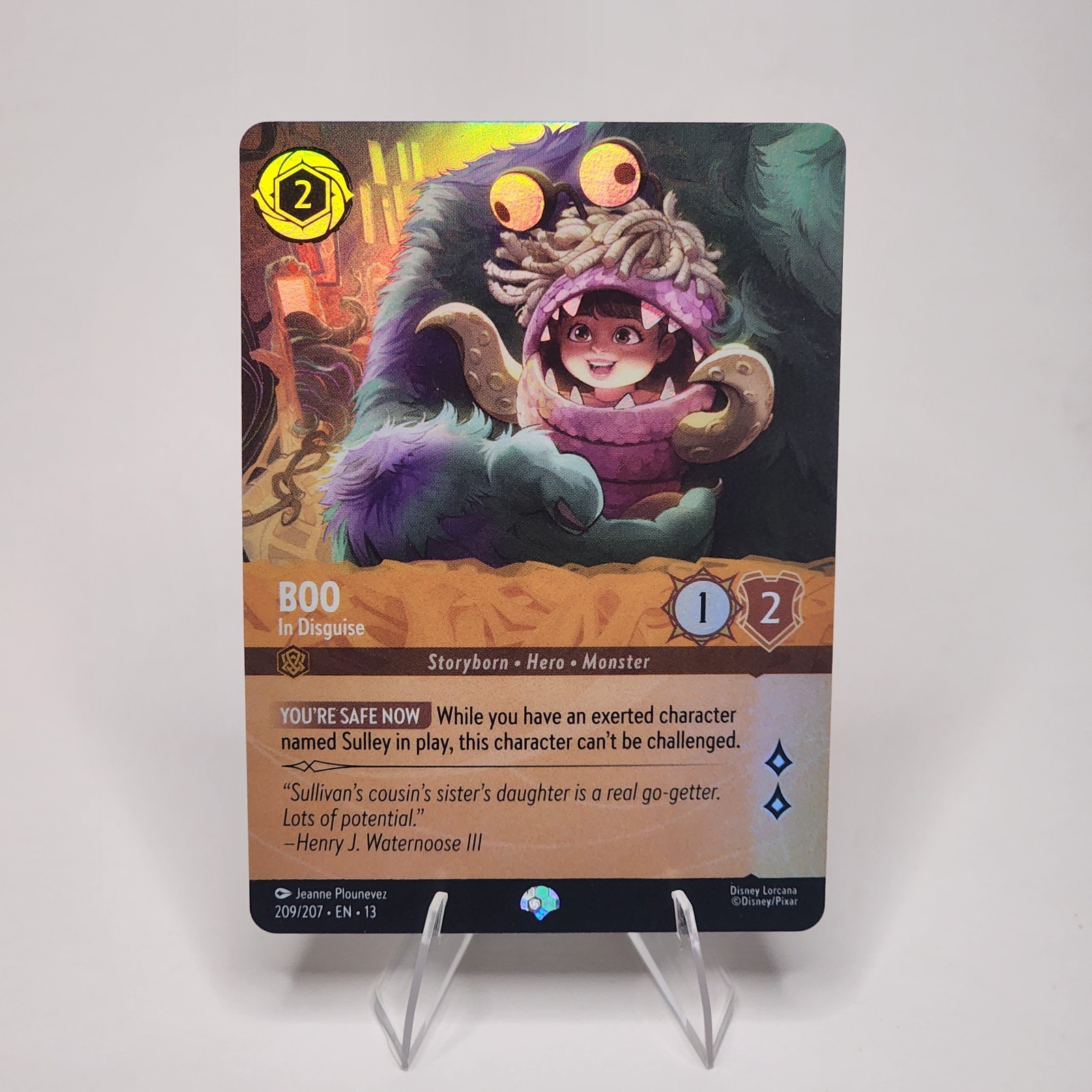 Boo In Disguise Epic Foil 209/204 Attacco della Vite! Disney Lorcana