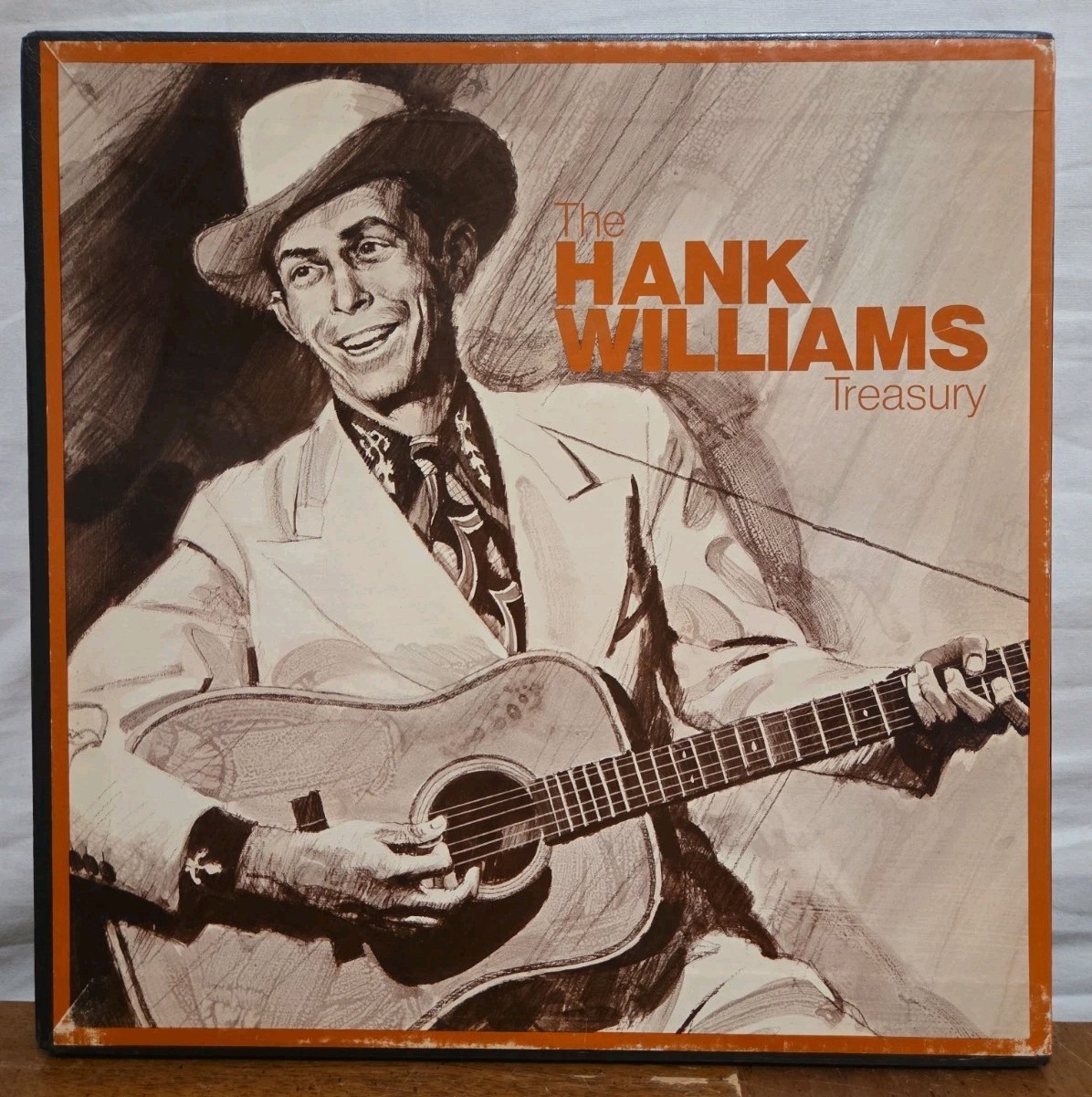 Hank Williams Treasury Vinyl Boxset 1976 4 Records MGM Records Country