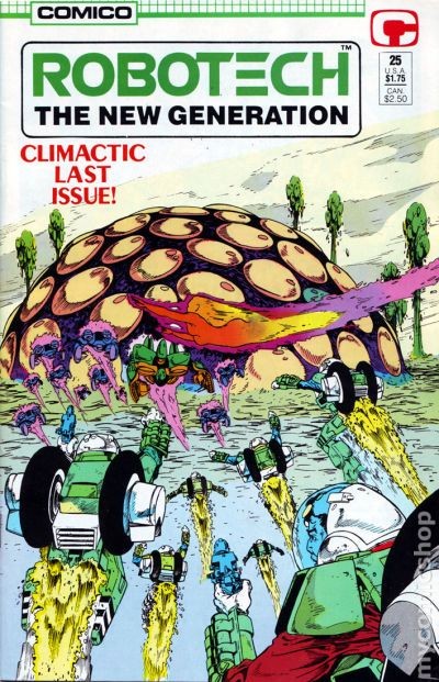 Robotech La Nuova Generazione #25 FN 6.0 1988 Immagine Stock