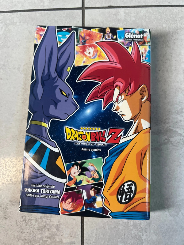 Livre dragon ball super Battle of gods