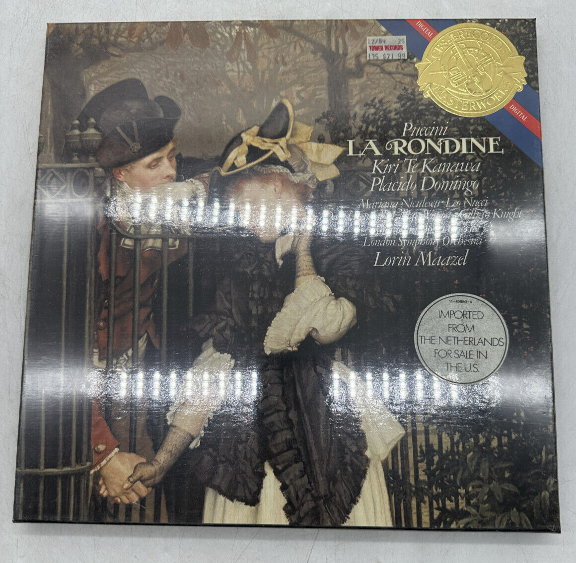 Puccini Domingo Kanawa Maazel La Rondine CBS D2 37852 / I2M 37852 NEW Sealed!