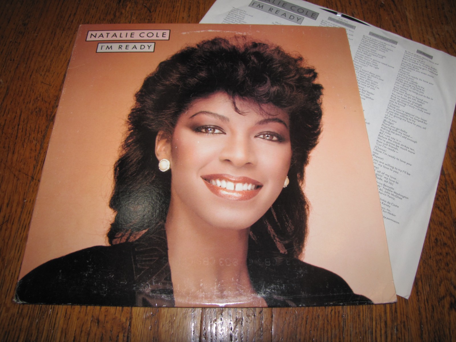 NATALIE COLE - I'M READY - EPIC RECORDS LP