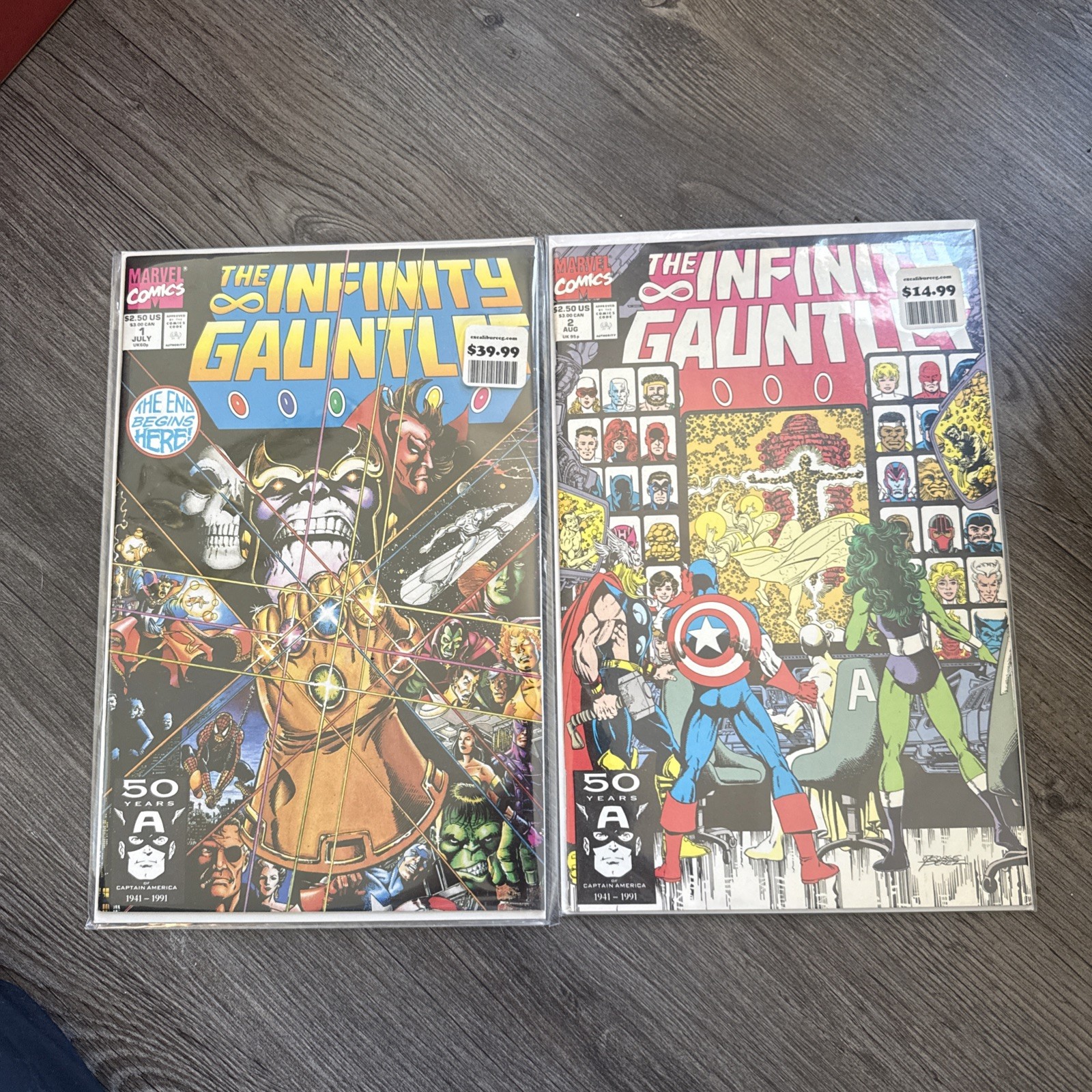 Guanto dell'Infinito #1-6 Completo Marvel Comics Funzionante Ottime Condizioni