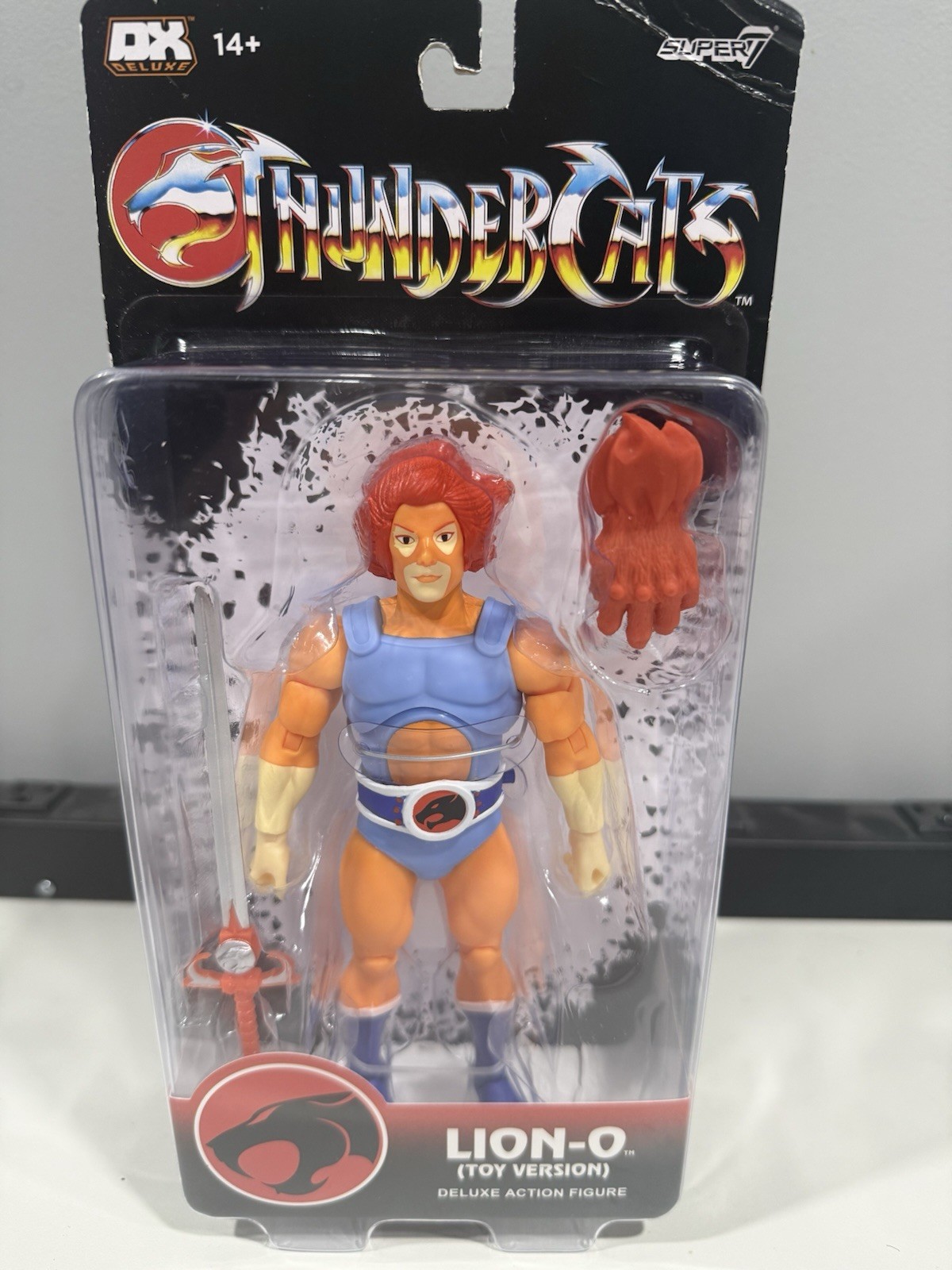Modellino Super7 ThunderCats DELUXE Wave 3 Lion-O Toy Recolor 7" nuovo sigillato