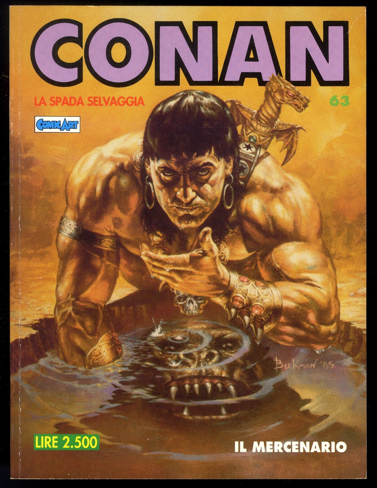 CONAN IL BARBARO N° 63 - FEBBRAIO 1992 - COMIC ART - OTTIMO / EDICOLA