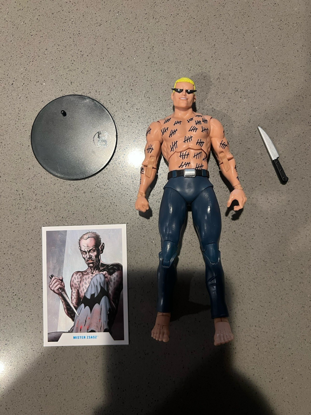 DC Mcfarlane Multiverse Mister Zsasz etichetta oro sciolto completo