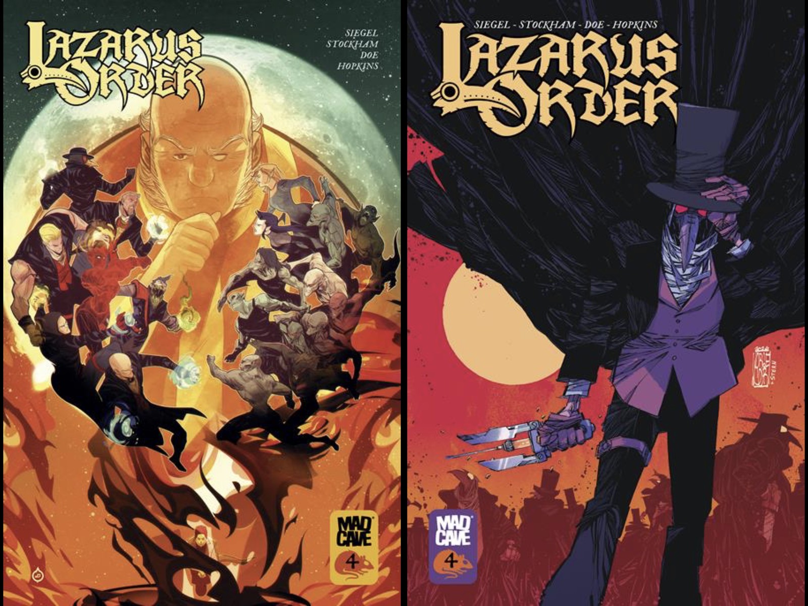 Lazarus Order #4 | Set 2 copertine A-B | FOC 10/26 prevendita 11/18