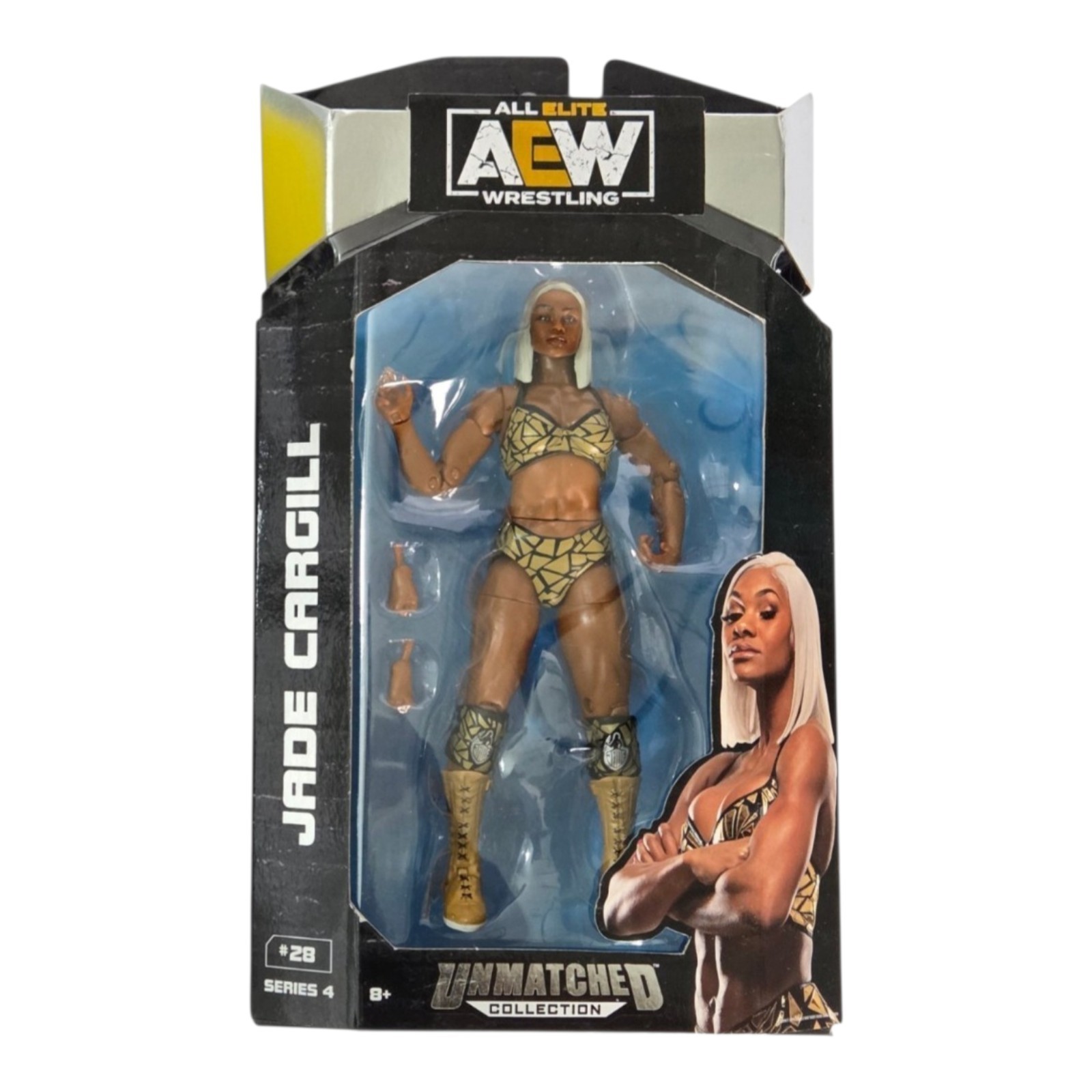 AEW Wrestling Jade Cargill Unmatched Collection Figura 6" #20 Serie 4 NUOVO