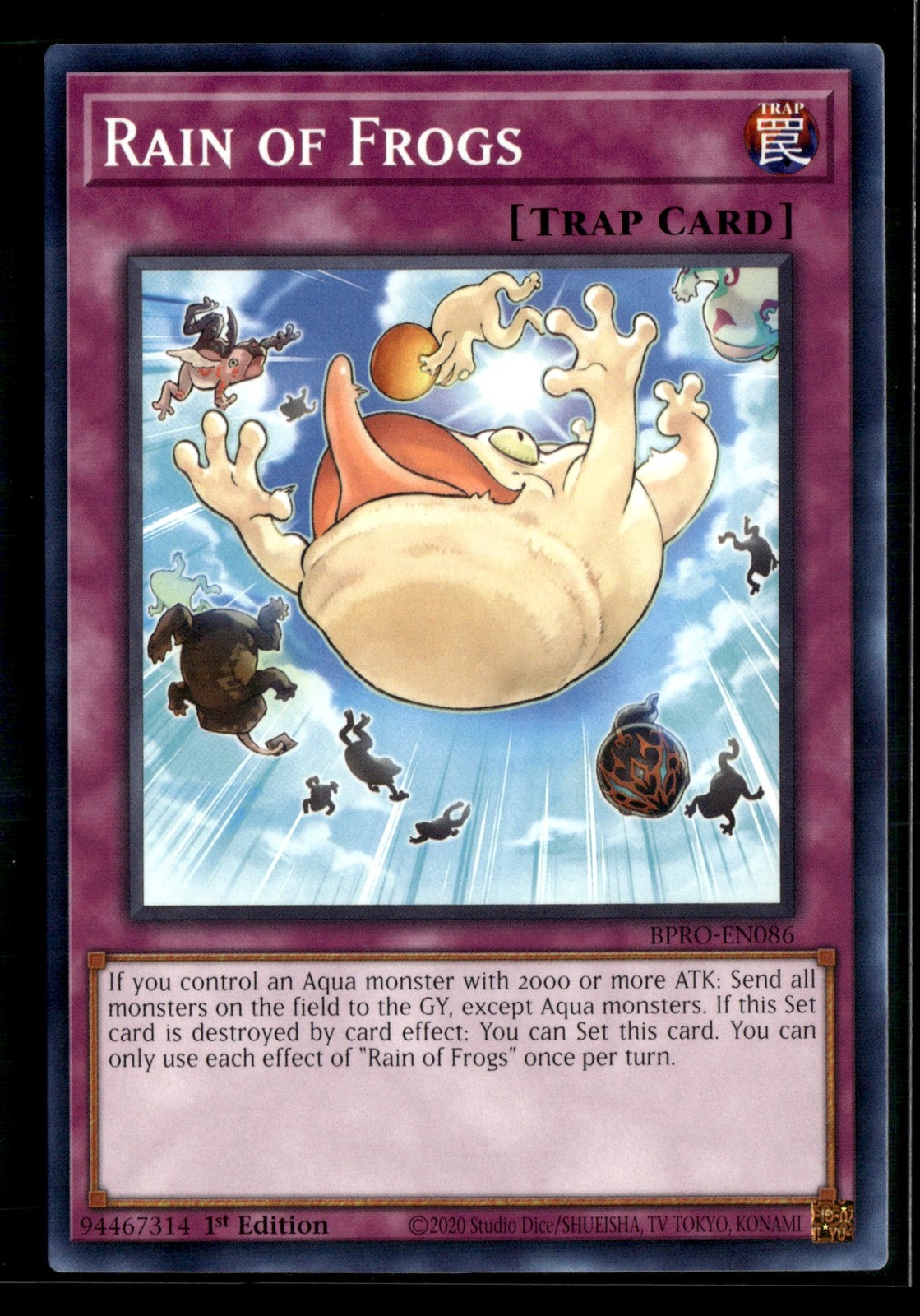 Rain of Frogs BPRO-EN086 NM