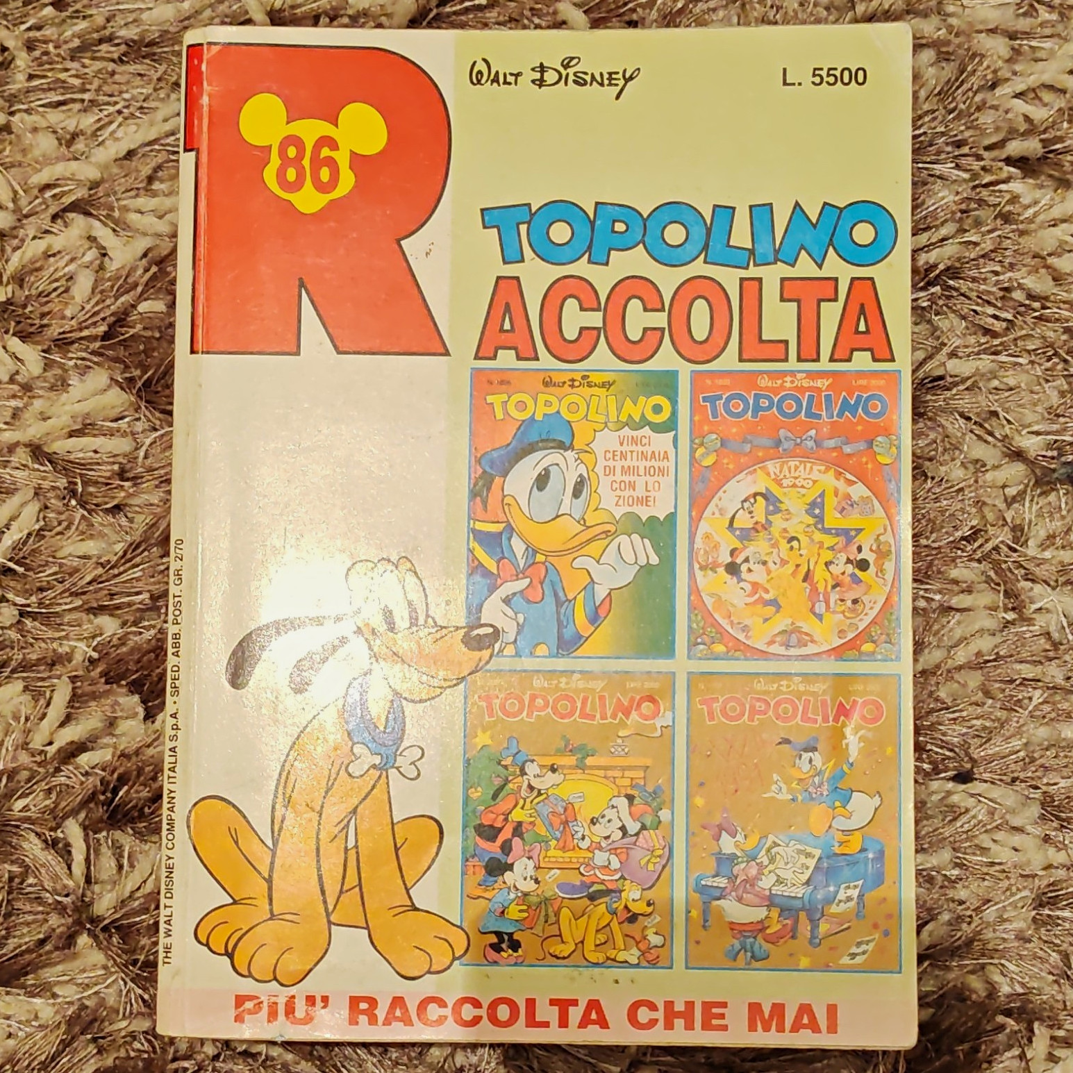 Walt Disney Topolino Raccolta 86 (Italian Disney Comic / Fumetti Italiani)