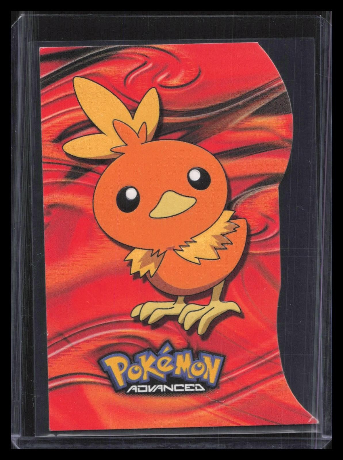 Torchic 2003 Topps Pokemon Advanced #7 Embossed Evolution Cards