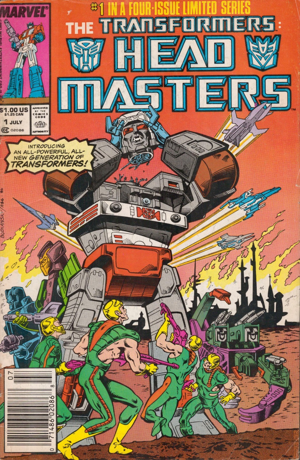 51074: MARVEL HEADMASTERS #1 grado VG