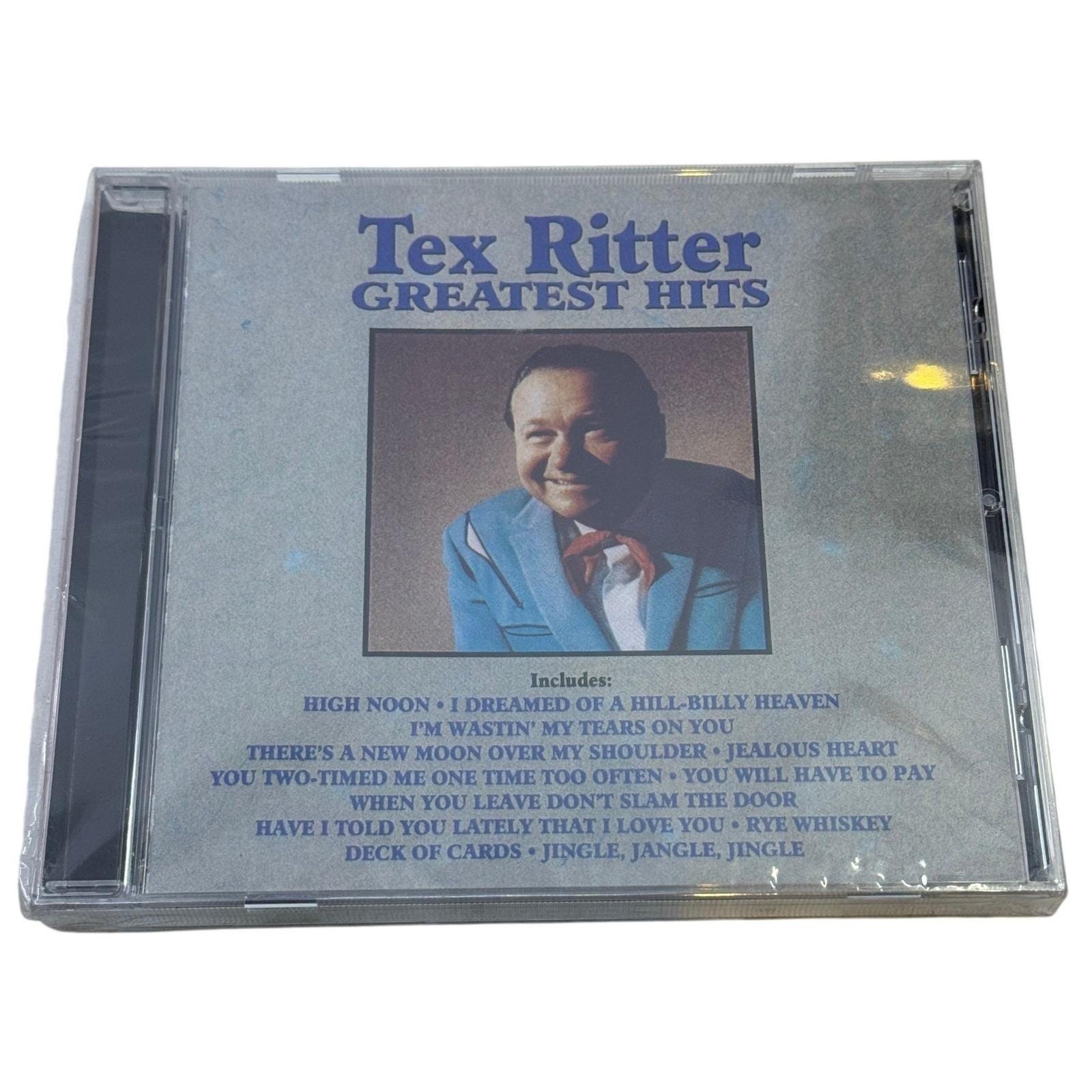 Tex Ritter Greatest Hits Audio CD Curb Records D2-77397 New Sealed