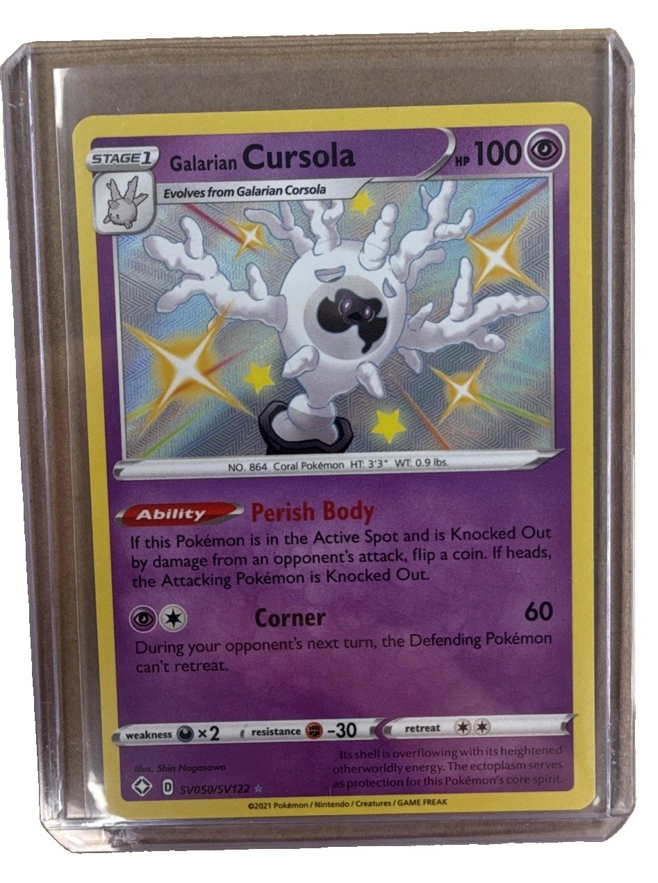 Galarian Cursola SV050/SV122 Shining Fates: Shiny Vault Holo