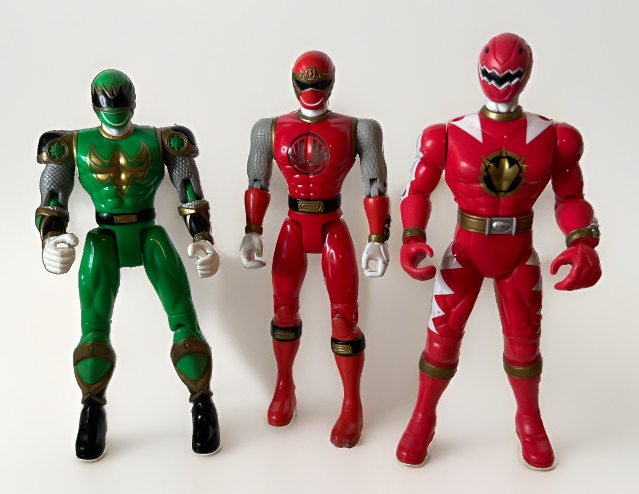 2002-03 Modellino Bandai Mighty Morphin Power Rangers Ranger Rosso Verde Joint