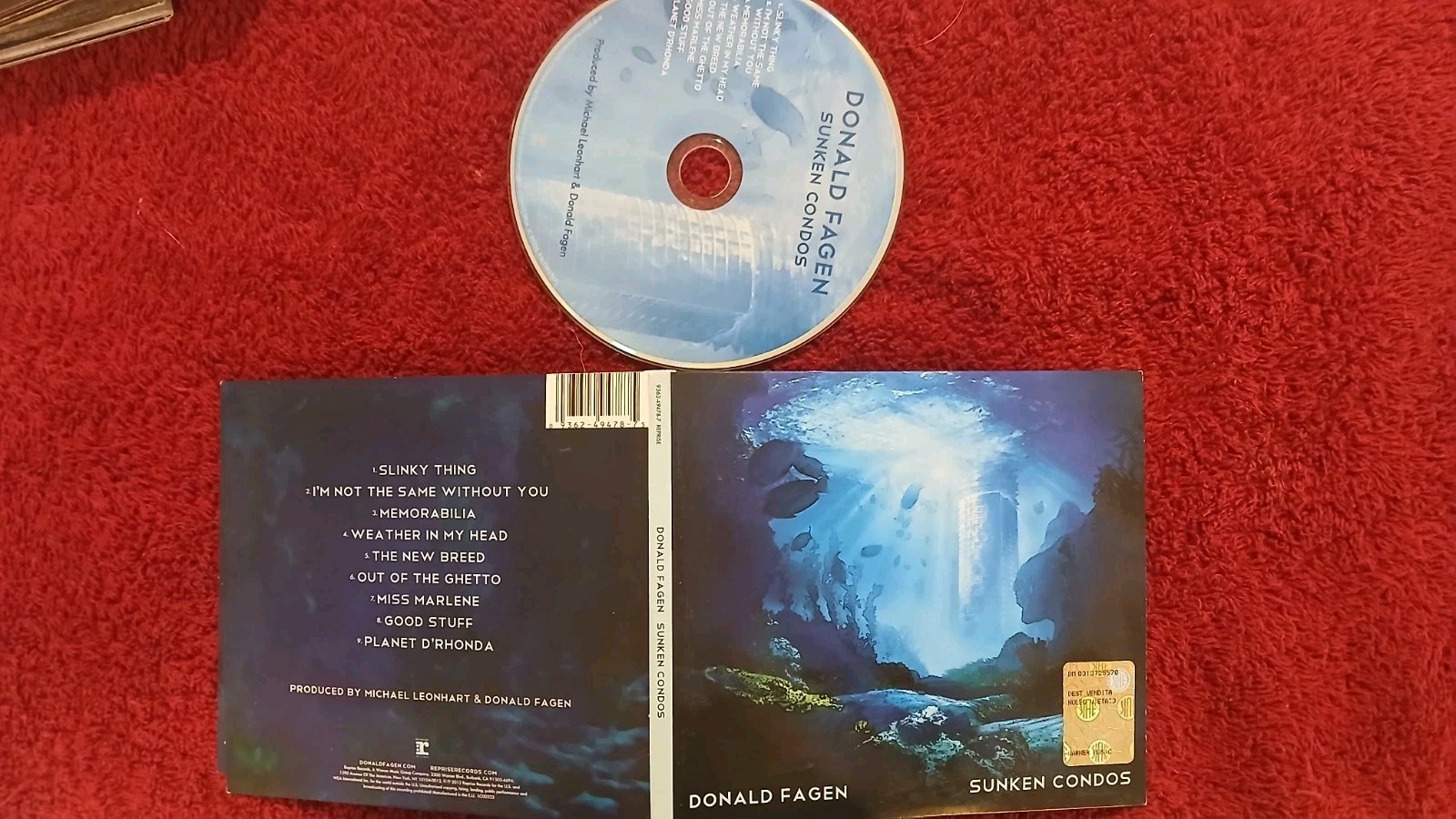 DONALD FAGEN- SUNKEN CONDOS - DIGIPAK   CD