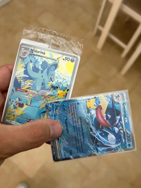 Nidorina e Greninja promo 30 pokemon