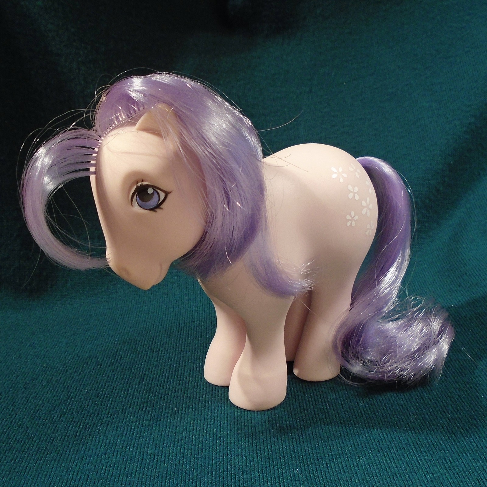 My Little Pony G1 "BLOSSOM" 1983, capelli viola, viola