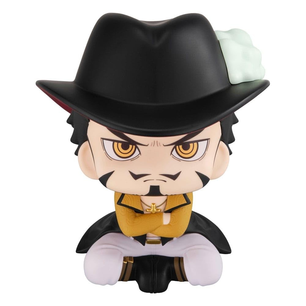 MegaHouse Rukapu pezzo unico Juracur Mihawk, circa 4,3 pollici 110 mm, PVC