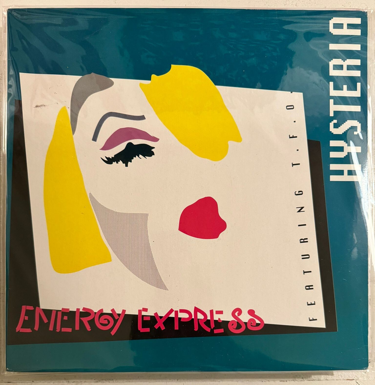 HYSTERIA – ENERGY EXPRESS FEATURING T.F.O - VINYL EP BLACK - 1992 DJM - VG+ - A9