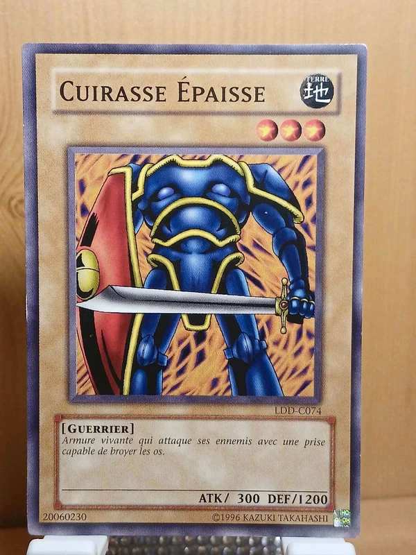 Carte yu-gi-oh cuirassé épaisse LDD-C074