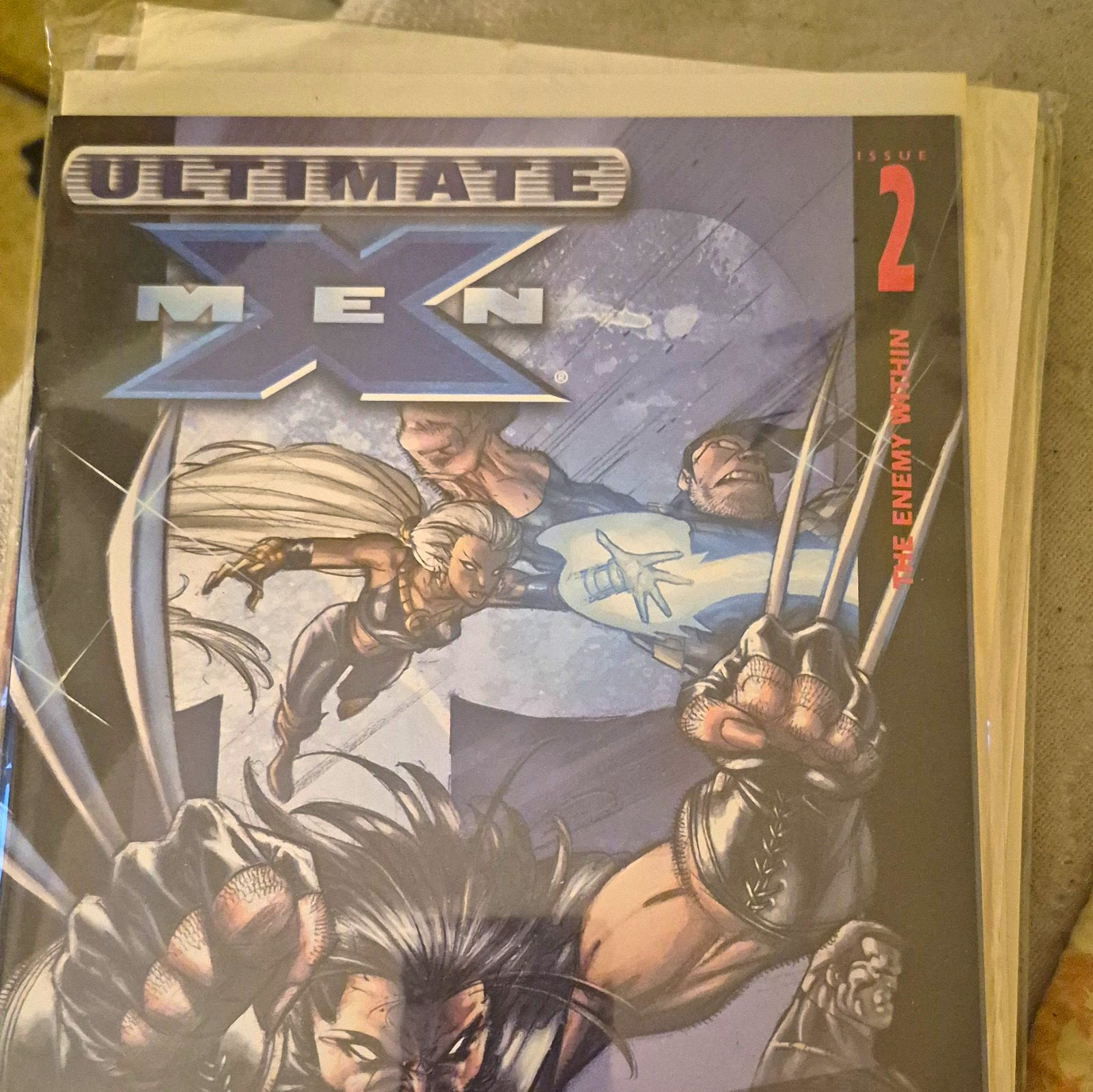 Ultimate X-Men #2 Mark Millar Adam Kubert Wolverine Storm (Marvel Comics)