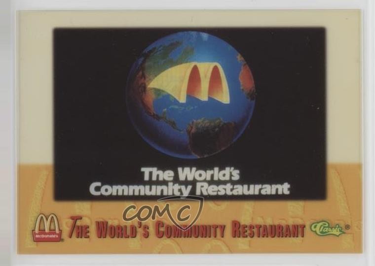 1996 Classic McDonald's Assets Collectible Cards Cels #Mc13 0kb5