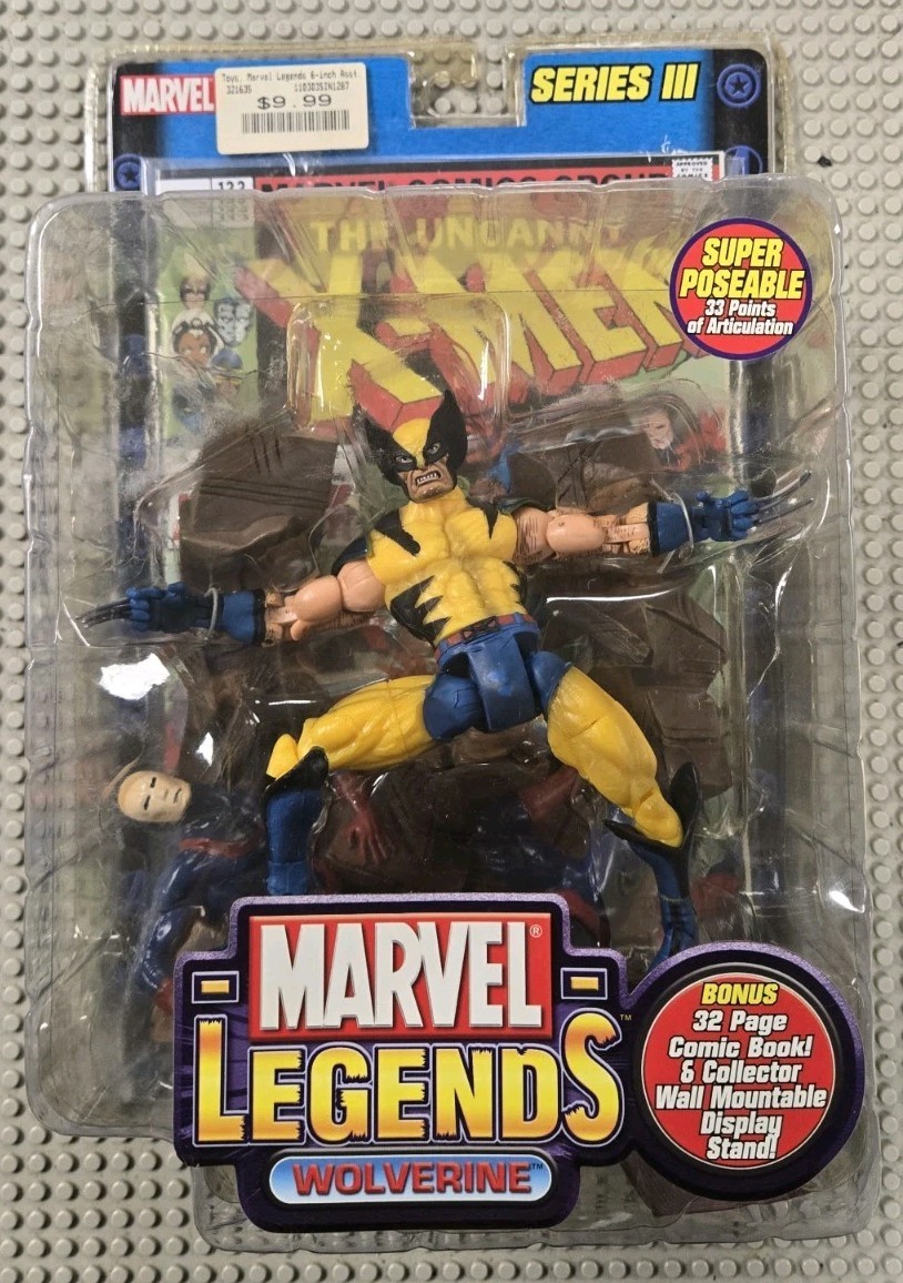 2002 ToyBiz Marvel Legends Series III 3 Wolverine 6" Action Figure 