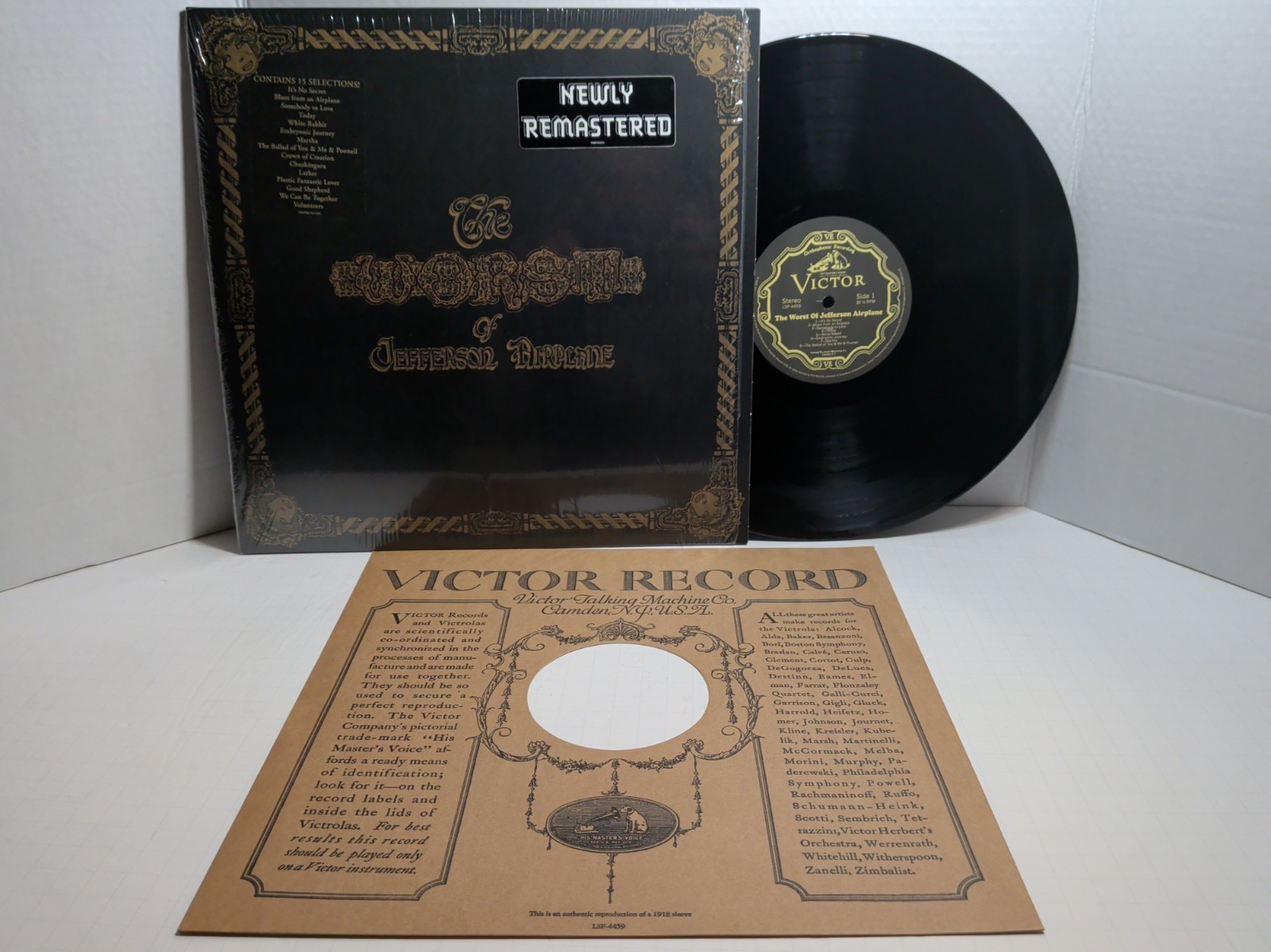 JEFFERSON AIRPLANE The Worst Of... RCA/LEGACY LP NM 2021 reissue in shrink