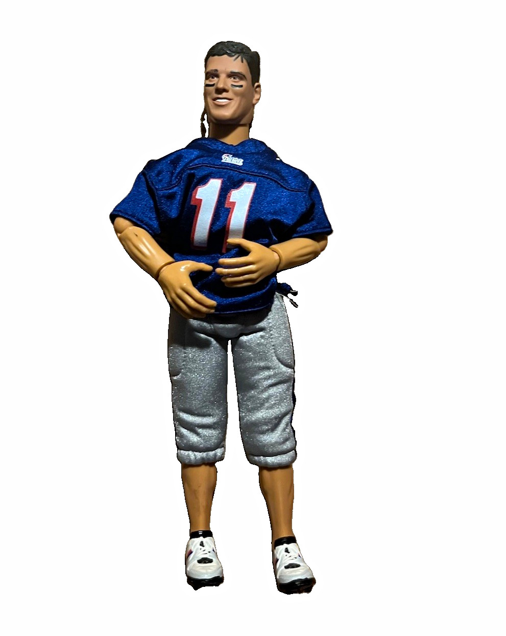 Drew Bledsoe #11 Football Action Figure w/ Jersey Pants Shoes Blue Gray