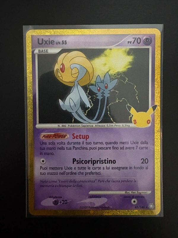 pokémon 30° anniversario Uxie Lv.55