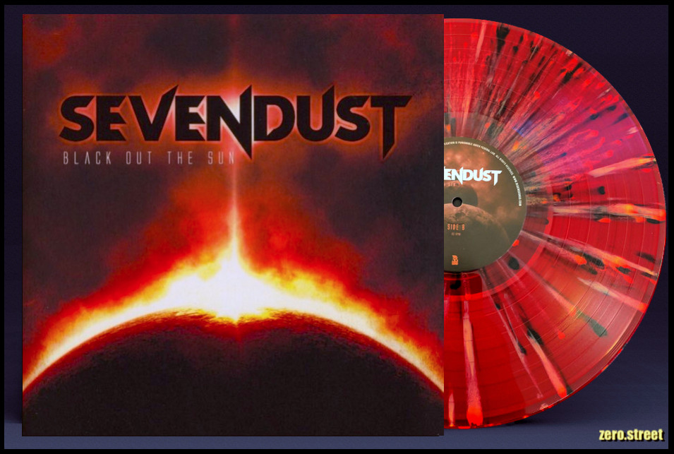 SEVENDUST Black Out The Sun LP on RED SPLATTER VINYL New SEALED /1000