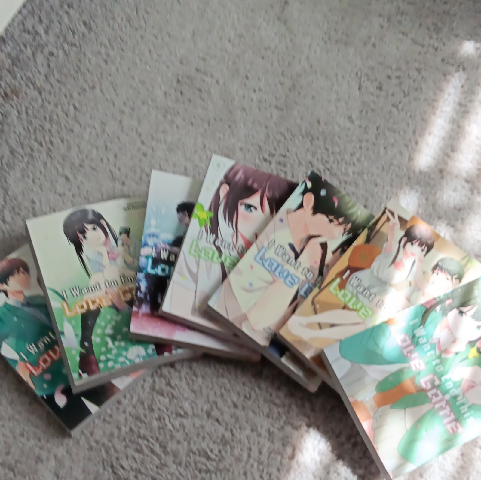 VIZ Media Voglio Fine Questo Amore Gioco Manga Lotto Vol 1-7 Inglese TPB