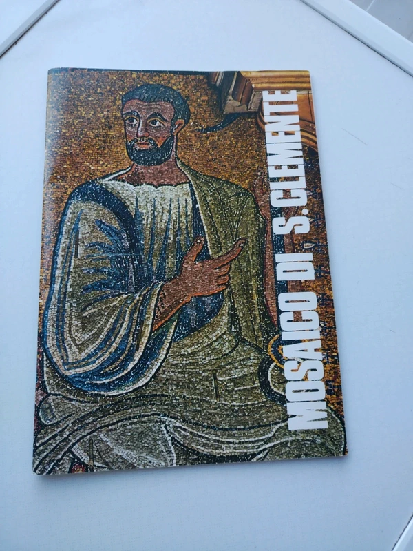 Rare guide officiel basilique san clemente rome - mosaique byzantine - 1988