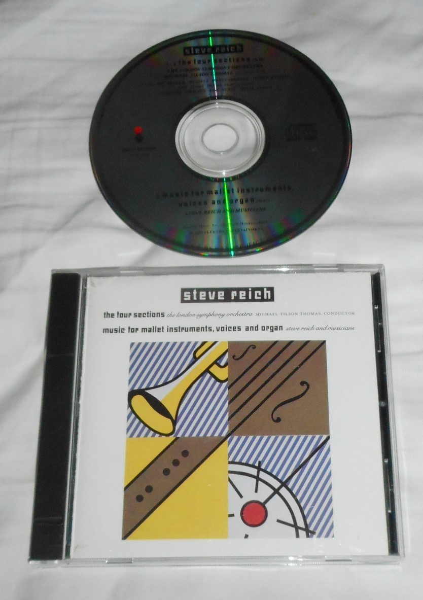 STEVE REICH: The Four Sections CD 1990 Elektra Nonesuch