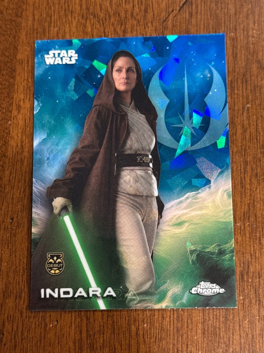 2025 Topps Chrome Star Wars Sapphire Indara #61